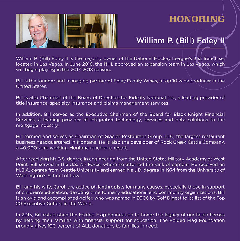 Honoring Bill Foley